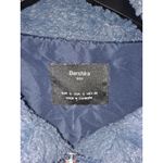 Bershka Forever Awesome Tan Blue Full Zip Sherpa Jacket Size Small Photo 3
