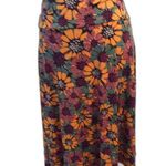 LuLaRoe Size XL midi womens floral skirt stretch Career Church Photo 0
