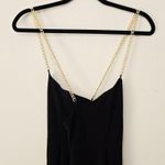 Nookie Estella Gown Maxi Dress Gold Chain Strap Formal Gala Party Prom Black XL Photo 6