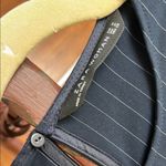 ZARA  | Elegant Navy Blouse Pinstripe Women's Top Medium Photo 4