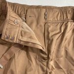 LAFAYETTE 148 NEW YORK Women's Tan Belted Trousers Cropped Dress Pants Sz Small Photo 2