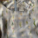 Silk Floral Patterned Cocktail Dress And Shirt Set Multi Size 6 Photo 3