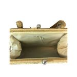 Vintage Italian Forsum Purse Staw Weave Lined Handbag u Made in Japan Brown Photo 3