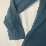 Pact  size large blue button up organic cotton long sleeve shirt casual minimal Photo 3