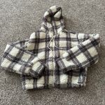 PacSun  Shawna Sherpa Cropped Hoodie Women’s‎ Sz Sm Photo 2