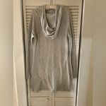 Athleta  Solitude Gray Cowl Hoodie Dress Photo 7