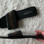 black bling bling rhinestone sandals 7.5 Photo 2