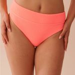 Aerie  Ultra High rise Orange Ribbed bathing suit bottoms Photo 0