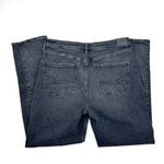 American Eagle  Black High Waisted Strigid Mom Jeans 12 Long Photo 1