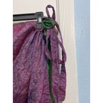 Urban Nomad Silk Wrap Tie Purple Green Reversible Harem Gypsy Pants Small Photo 8