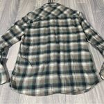 Jachs Girlfriend Jach’s Girlfriend “Bea” Green, Grey, White Plaid Button-Down Long Sleeve Shirt Photo 6