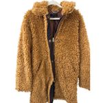 J.Crew The Textured Teddy Faux Sherling Trench Coat Size Women's Small Photo 1