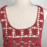 Democracy  BoHo crocheted tunic tank XL Photo 2