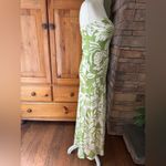 Paper Heart  Green and White Floral Maxi Dress.  Hawaiian. Size Small Photo 3