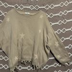 Storia  Star Distressed Sweater Long Sleeve Shirt Photo 1