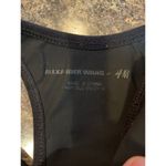 Alexander Wang  x H&M Black Racerback Sports Bra Zip Front Size 8 Cutout Back Photo 5
