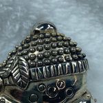 Snowman Winter Christmas Holiday Jewelry Brooch Pendant Scarf Hat Silver Tone Photo 7