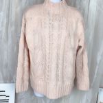 Charlie Holiday Dune Cable Knit Sweater Dusty Pink Photo 2