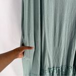 LOGO By Lori Goldstein LOGO Linens Lori Goldstein Sleeveless Aqua Teal Midi‎ Dress Lace Hem Flowy 3X Photo 8
