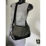 Coach  Black Beige Fabric Cross Body Bag Photo 3