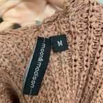 Moon & Madison Knit Tank Top Brown Size Medium Neutral Earthy‎ Sleeveless Shirt Photo 2