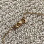 Kate Spade  Iconic Gold Bow Pendant Chain Necklace Adjustable Length O/S Like New Photo 5