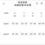 Good American belted corset denim jumpsuit size 2 medium Photo 10