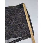 Athleta  Trekkie North Pull On‎ Shorts Mid Rise Kinetic Abstract Black Print 36" Photo 1