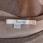 Boden USA Boden Women 2R Champagne Milano Sweater Dress Fit Flare Metallic New Years Eve Photo 6