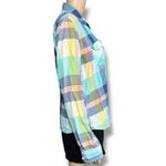 American Eagle  Womens Plaid Button Down Shirt Long Sleeves Collared Large Photo 1