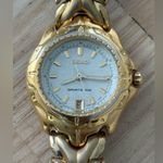 Seiko Sport 100 Vintage Ladies Watch Silver Dial Gold Bracelet 10 BAR Date Photo 2
