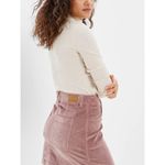 American Eagle Women's Size 00 Super High Rise A Line Stretch Skirt Brown Photo 2