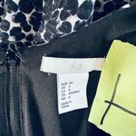 H&M Business Work Sleeveless Career Sheath Dress Sz 6 Black White Office Shift Photo 5