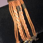 Sunflower You Are My Sunshine Butterfly Charm Bracelet Brown Photo 4