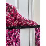 Diane Von Furstenberg  Tiny Pull Lorelei Two Sheer Silk Button Blouse Size 10 Photo 9