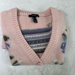 Forever 21  Pink and purple Floral Cardigan Photo 8