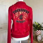 Rocawear Vintage Y2K  Womens Size XL Red Jacket Zip Up Retro Glam‎ Sparkle Photo 2
