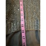 The Limited  Women's Sweater Size XS Gray Silver Sequins Holiday Party Photo 3
