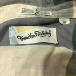 Diane Von Furstenberg Vintage  Size 10 80s Button Down Blouse Photo 4