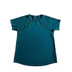 Athleta  TEAL CHI DOT MESH TRAIN TEE  size XS Photo 2