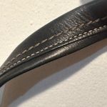 Coach  woven tote with black leather Photo 8