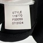 Lucky Brand  Sandwash Button Front Babydoll Blouse Jet Black XL NWT Photo 8