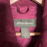 Eddie Bauer Vintage Maroon Quilted Coat Women’s Size Medium Photo 2