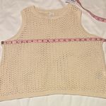 Old Navy NWT Open-Stitch Vest, Creme De La Creme, Sz. Small Photo 6