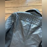 EXPRESS NWT Quilted Vegan Leather Moto Jacket Photo 8