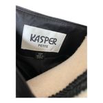 Kasper  Black Blazer Tailored Cropped Jacket Size 12P Photo 3