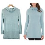 Adrienne Vittadini  Tunic Sweater Womens Small Reef Heather Minimalist Lagenlook‎ Photo 6