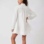 Free Press Free People Lilac Puff Sleeve Tie Front Midi Dress smocking Cottagecore boho Photo 3