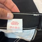 Lisa Says Gah NWT  Black Denim Embroidered Shorts, Size 4. Photo 4