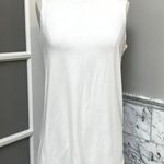 Eileen Fisher Sleeveless Crew Shell Jersey Tencel White Tank Top Shirt XS Photo 4